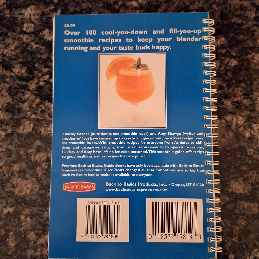 Smoothies & Ice Treats By Linday Barnes & Amy Shawgo. New